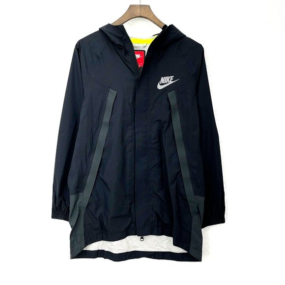 NIKE Black Track Full Zip Up Jacket Size L - Picture 1 of 4